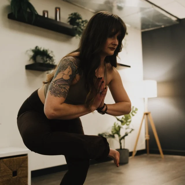 Have you taken a yoga class with Jessie the Steel Shop? She does things a little bit differently in her class: "I like to explain why we do the things we do. The science behind changing focus with breath and cues for when it's most important to use."

In a typical 60 minute yoga session with Jessie, you'll gain a deeper understanding of your session. "We start by talking about what to expect. I demo any postures that might be unusual and show proper alignment for more common poses. The sequence starts with a grounding meditation and advances through movement. I balance effort with stillness and cool down our class in the final moments before our closing meditation or Savasana."

Be sure to swing by and check out Jessie's class. She teaches on Tuesdays and Thursdays at 6 PM and Fridays at 7:30 AM and Noon. Stop by and say hi!

#yogainstructor #yoga #stcharlesmo #climbinggym