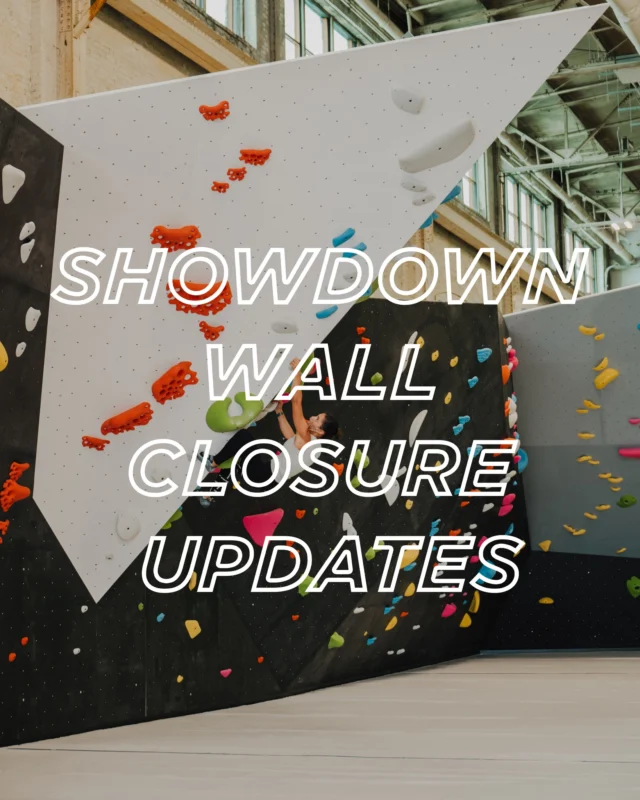 WALL CLOSURE UPDATE: As the Showdown quickly approaches our team is busy preparing for our biggest event of the year. Please keep in mind, the Steel Shop bouldering wall will be closed from April 20th to 26th while our setting crew prepares for the Showdown competitors. Take this time to hop or the ropes or join us at the Power Plant. Either way you can still get a sesh in!

And don't forget to come watch our biggest climbing event of the year!

#rockclimbinggym #climbinggym #showdown2025 #Showdown #stcharles #climbingcompetition #soillshowdown
