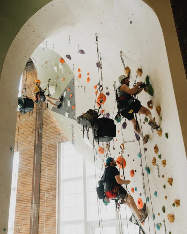 If you're looking for some fresh climbs - we've got you!

Last week our setters worked their magic on the Power Plant lead cave wall and the  bouldering wall at the Steel Shop.

#newroutes #freshboulders #indoorclimbing #climbsoill #routesetting #routesettingcrew #rockclimbinggym