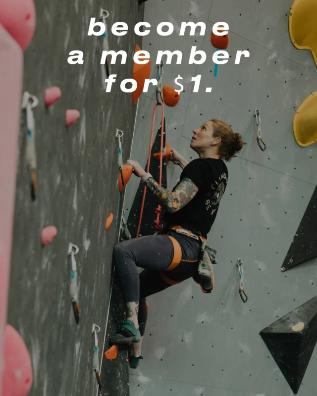 We’re almost through the first month of the year. If you’ve been meaning to build a climbing habit, now’s a great time to start.

Tomorrow’s the last day to join as a member for $1.

Get in the gym, get moving, and we’ll see you on the wall.

Link in our bio for more info.

#membershipsale #sale #indoorclimbing #climbinggym #climbsoill