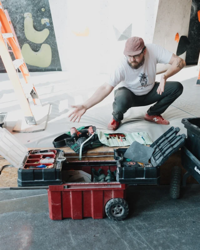 Ever wonder what’s in a setter’s bag?
Yeah… we did too.

Head Routesetter Chris let us dig through his setting kit (an honor, honestly). Here’s what we found:

1. A basketball hoop
“For when you need to show off your jumper, dial in coordination… or just walk away from a problem for a minute.”

2. Oblique Strategies
"A creativity deck originally created by Brian Eno and Peter Schmidt in 1975. Around 100 prompt cards designed to spark new ideas. A few have even been adapted specifically for climbing and routesetting."

3. ‘Local Certified Since 2010’ card
"Belay cards are always fun to hang onto. This one’s a little more special. RIP New Heights Rock Gym."

Big thanks to Chris for letting us peek behind the curtain.

#settingkit #routesetting #climbinggym #indoorclimbing #climbsoill