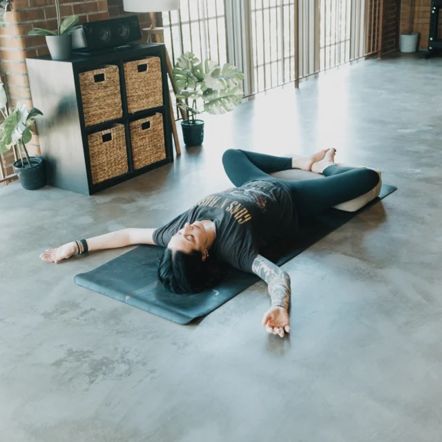 If you’ve been climbing a lot lately—or just feeling wrecked after work—it might be time to give yoga a shot.

Yoga instructor, Mandi, walked us through a few poses designed to restore mobility, give your joints a break, and calm the mind.

1. Reclined Butterfly
2. Child's Pose
3. Pigeon Pose

Mandi gave us three guidelines to follow when practicing Yin-style yoga. “Find your edge; hold the pose; resolve to be still.”

Mandi teaches Yin yoga every Wednesday at noon at Power Plant.
Prefer Steel Shop? Elisa also leads a Yin-style class on Wednesdays.

Props are provided—just show up.

Drop in sometime and let our instructors help you recover from that hard sesh the right way.

#yoga #recovery #climbsoill #climbinggym #yogaclasses