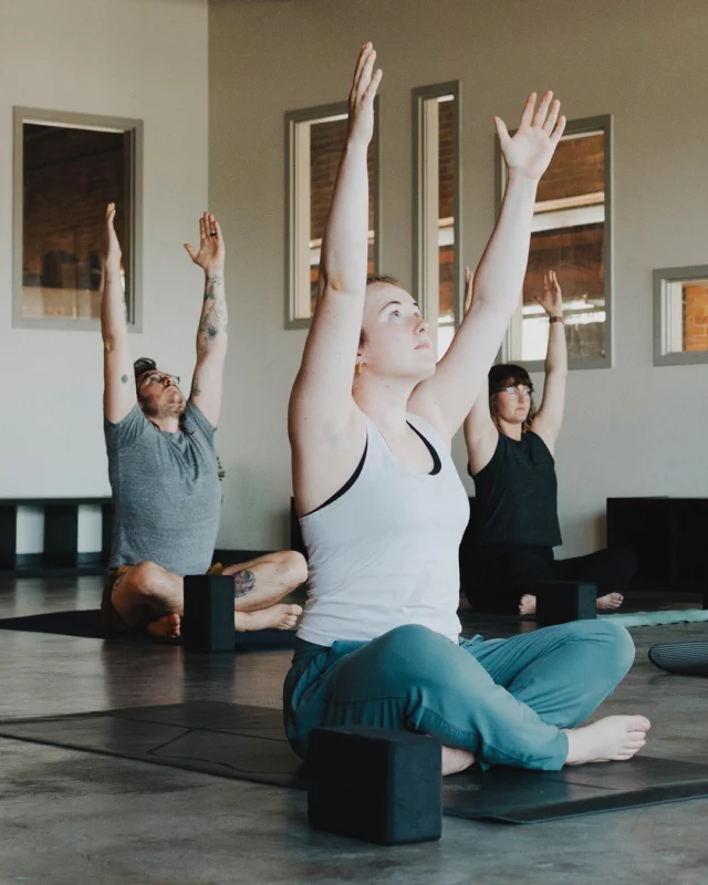 Find your flow before you attempt your next project route. Restore and expand your body and mind with one of our yoga classes that happen weekly! FREE for Members. #stlyoga #yogaforclimbers #climbsoill